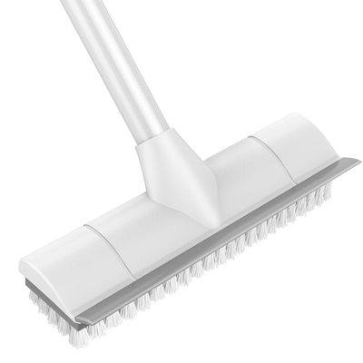 【宝家洁】卫生间刷子长柄强力地刷不锈钢管