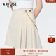 ARIOSEYEARS夏装 饰短裙百褶裙学院风JK裙10513526 简约百搭链条装
