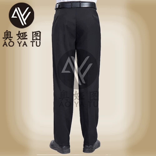 Черные рабочие тонкие штаны, оверсайз, свободный прямой крой