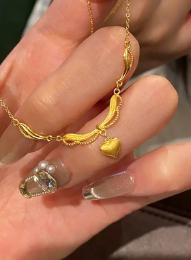 美神降临~新古典复古优雅流畅甜美减龄款好运蝴蝶结项链锁骨链潮