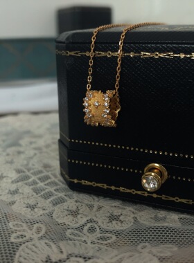 原创轻奢高级14k包金日系项链