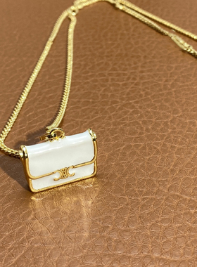 法式奶油风质感包包项链轻奢气质简约
