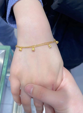 太太太灵动美貌了~上手显白自带温柔气质设计师款双层铃兰花手链