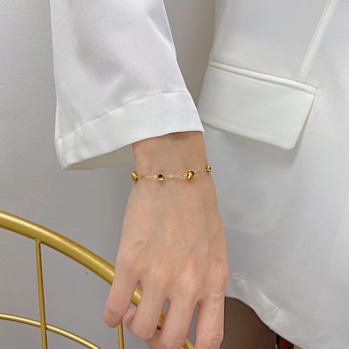 时髦博主视角夏季甜酷锆石手链