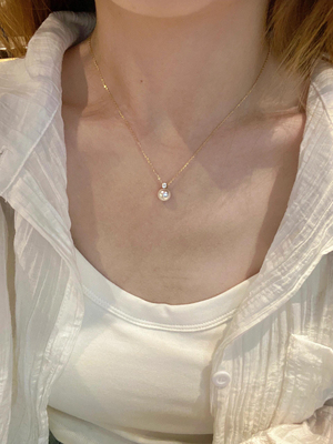 看不腻有个性简约气质高级感通勤项链女 缘系一生 轻奢小众锁骨链