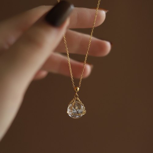 显白许愿球锁骨链礼物