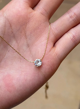 柏林少女青春洋气白色流星项链