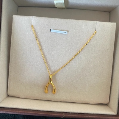 原创许愿骨锁骨链好运轻奢百搭女