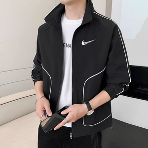 耐克顿2024秋季新款男士夹克防风百搭翻领外套三防休闲运动风衣男