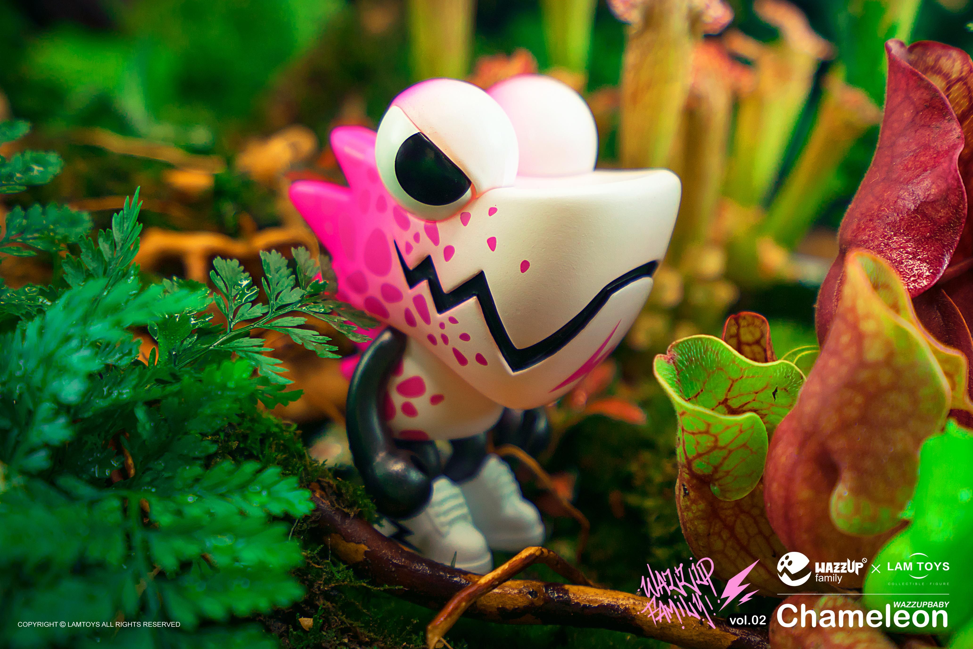 【兔lala】lamtoys wazzupbaby变色龙盲盒二代感温迷幻森林蘑菇