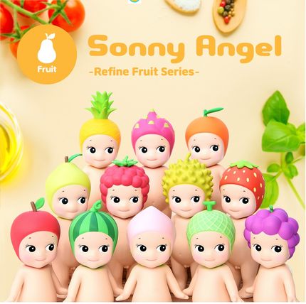 包邮正版sonny angel 水果盲盒榴莲火龙果草莓菠萝桃子摆件手办