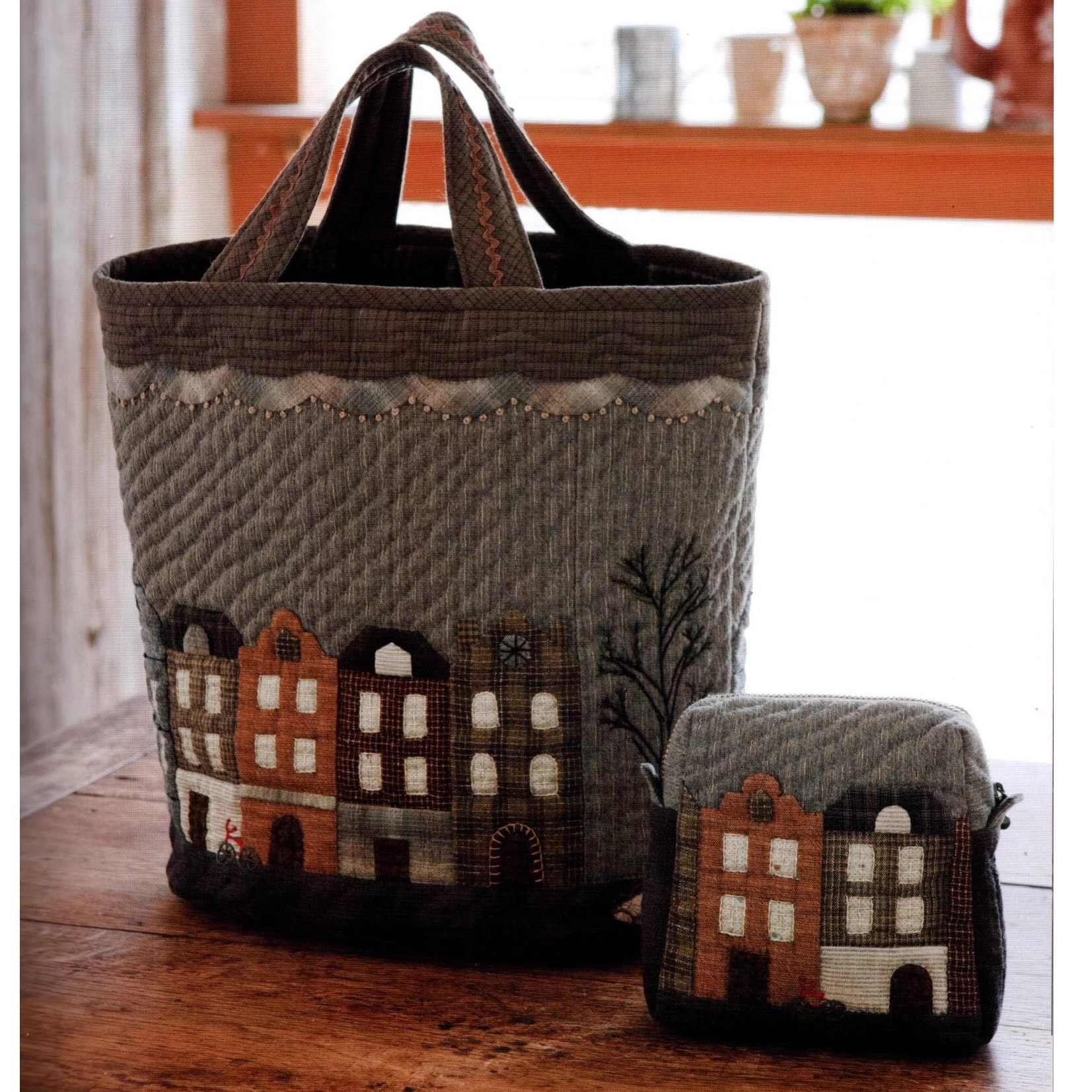 图纸 手工布艺DIY 实物1:1图纸T936 两个包日文图纸复印件 没成品