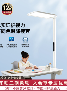 德国柏曼学习专用护眼大路灯学生儿童书桌阅读落地大陆灯骑士1pro