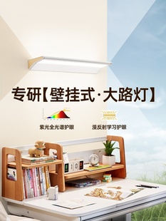 德国柏曼全光谱书房护眼阅读壁灯 学生儿童房学习灯壁挂式大路灯
