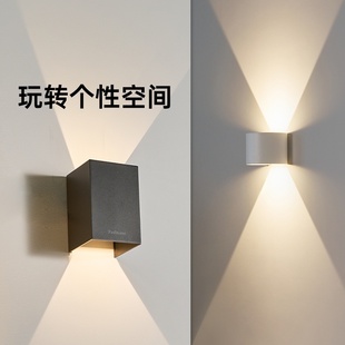 现代客厅背景墙卧室床头楼梯走廊墙灯高级灯具 德国柏曼极简壁灯