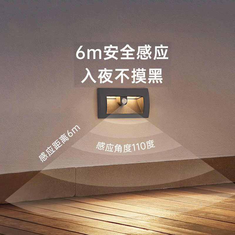 德国柏曼人体感应地脚灯户外壁灯