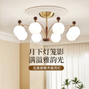餐厅全光谱护眼灯具复古 德国柏曼中古风客厅吊灯2025新款 新品