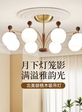 【新品】德国柏曼中古风客厅吊灯2026新款餐厅全光谱护眼灯具复古