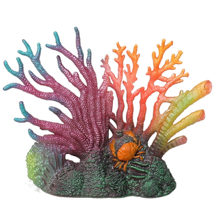 仿真假珊瑚树小鱼缸造景全套餐海水缸布景水草鱼虾躲避屋假山装饰