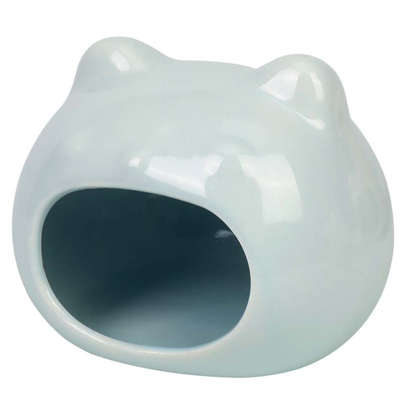 仓鼠贝壳瓷窝陶瓷窝金丝熊躲避小房子爬宠夏季降温屋仓鼠造景冰屋