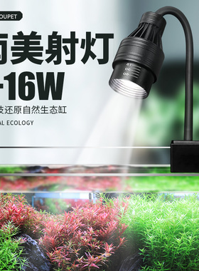 变色定时南美射灯鱼缸灯变焦原生缸水族观赏灯智能照明led水草灯