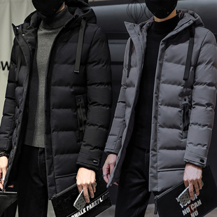 棉衣男中长款冬季外套加厚棉袄男士2023年新款韩版潮流羽绒棉服潮