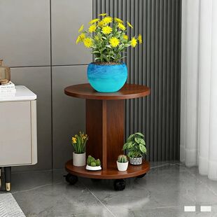 花架子客厅落地式带轮可移动室内简约阳台多肉花架置物架花盆托架