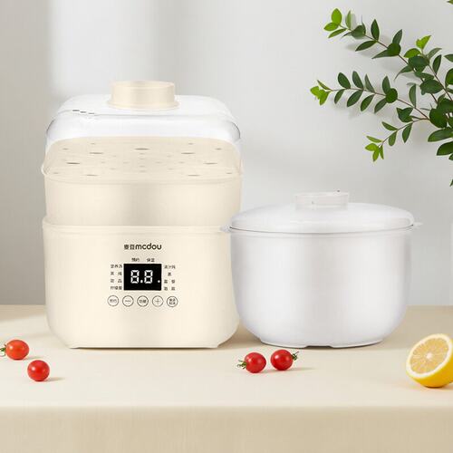 麦豆电炖盅白瓷煮粥锅煲汤全自动