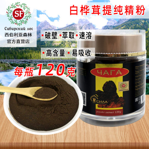 桦褐孔菌西伯利亚森林桦树茸精粉