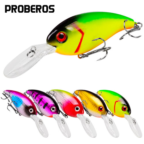 10CM-14.19G塑料鱼饵摇滚小胖子路亚饵渔具店备货6#钩 DHC006