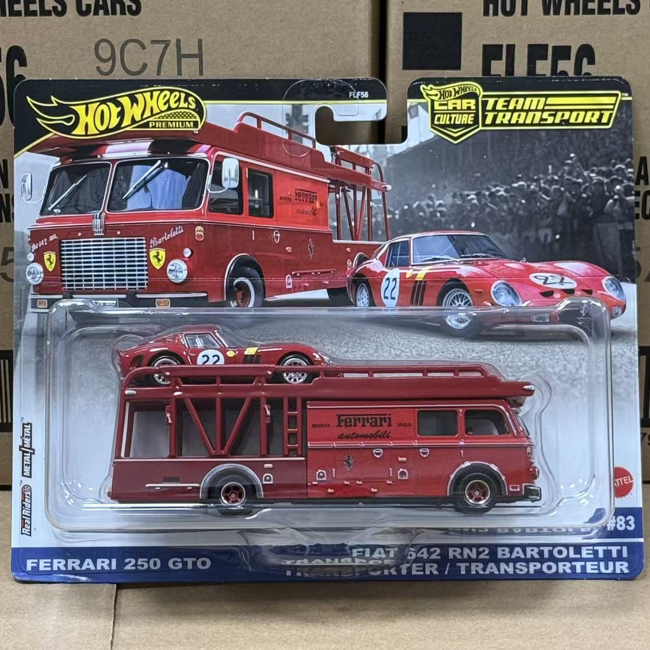 Hot wheels 风火轮FLF56-H批次法拉利运输车队FERRARI 250 GTO