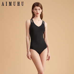 三角连体泳衣女泳衣 高级感温泉泳装 AIMUHU2025新款 夏季