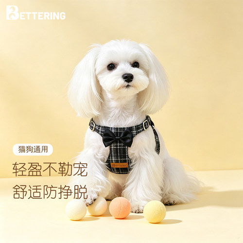 小狗狗牵引绳猫咪背心式小型犬