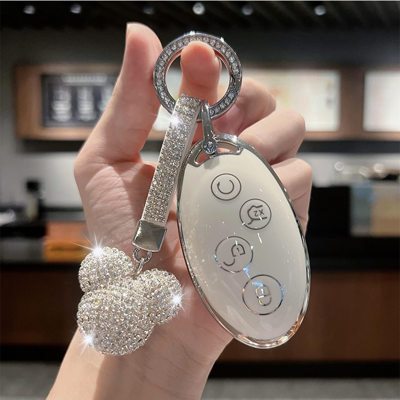 适用于比亚迪老款S7/S6车钥匙套秦ev宋maxG3R/L3/S7/F0/e6/M6扣包