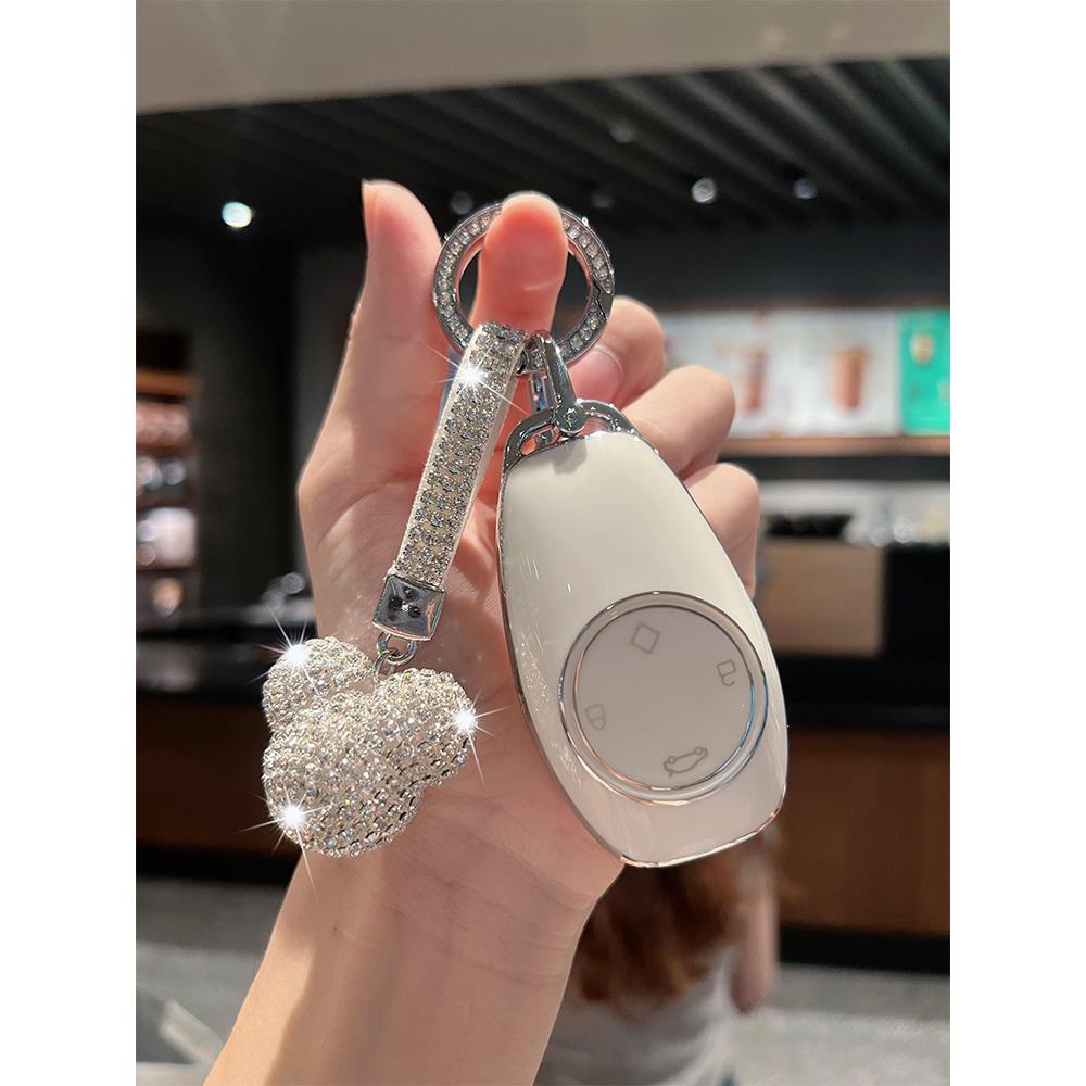 专用新款零跑T03车钥匙套C11改装保护壳S01领跑新能源高档扣包女