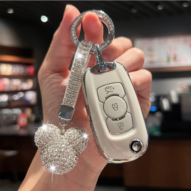 适用于别克威朗车钥匙套pro凯越gl6昂科拉折叠手动挡gs男女包壳扣