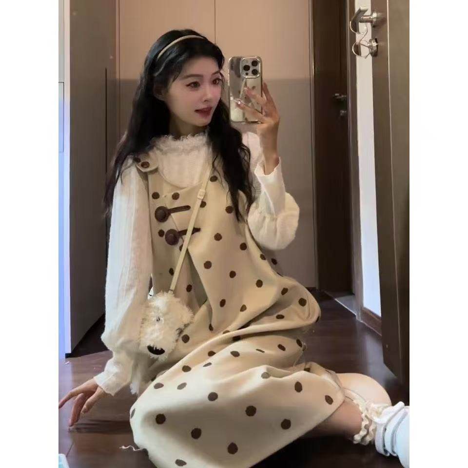 胖mm特大码300斤显瘦时尚套装女秋冬宽松吊带连衣裙内搭上衣套装2,女装/女士精品,时尚套装,淘宝优惠券,粉丝福利购,淘宝优惠卷