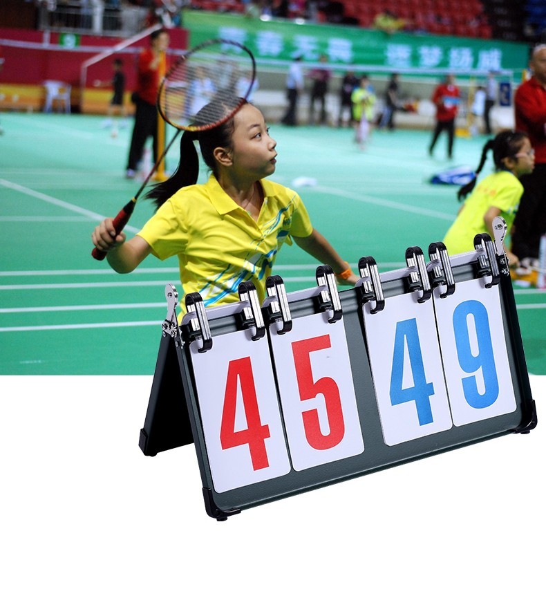 新鲸翻分牌多功能四位乒乓球