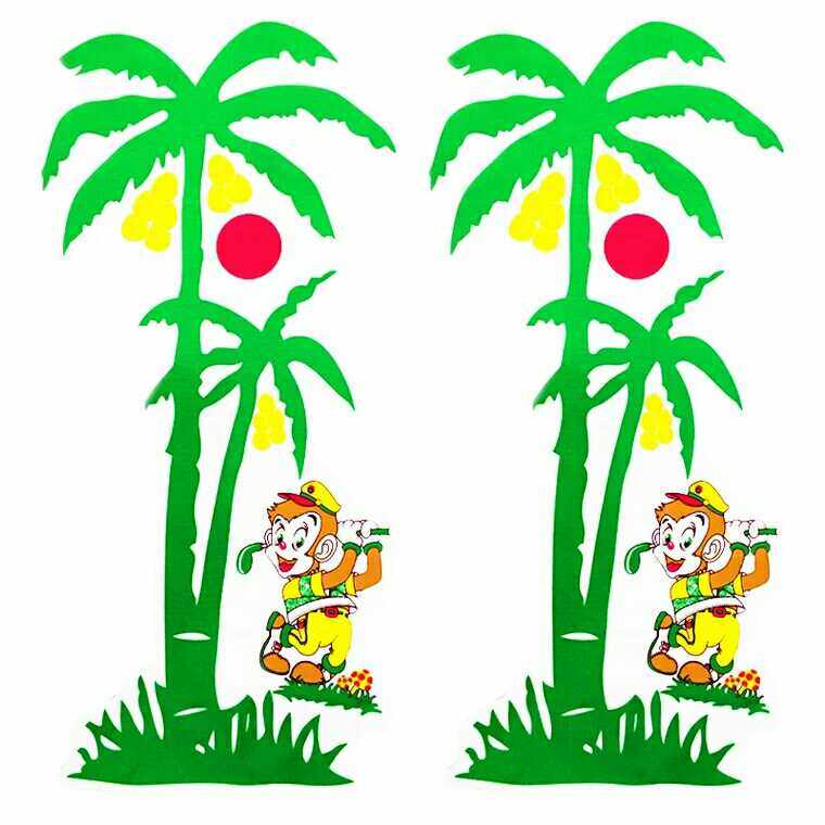 汽车大货车车贴 车窗贴椰树象椰树猴贴纸个性贴贴花汽车用品包邮|ruв категории Цифровые аксессуары, аксессуары для мобильных телефонов, аксессуары для мобильных телефонов, телефон наклейки - от Buy2taobao.com для оказания профессиональной услуги покупки агента Taobao