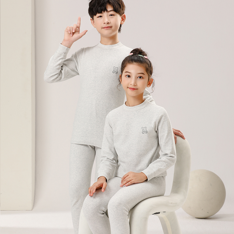 舒绒棉打底衫中领秋冬保暖套装