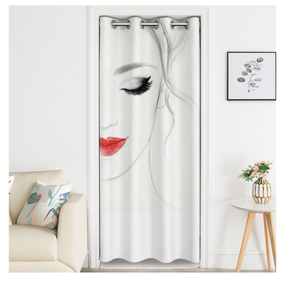 美容院门帘2025新款高档服装店衣帽试衣间隔断遮挡帘子高级感卧室