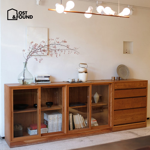 失物招领餐边柜樱桃木日式简约