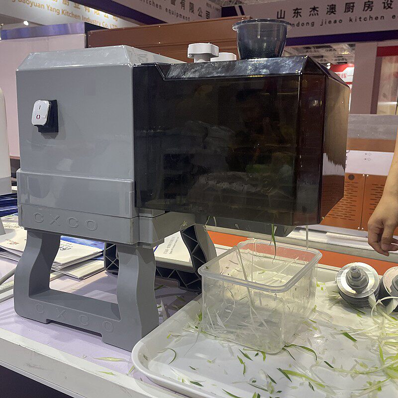 大葱切丝机电动商用葱丝神器烤鸭店专用韩国进口小葱芹菜切丝机