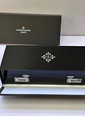 新款百达PP家五位展示表盒翡丽家手表收纳盒钢琴烤漆木盒收藏盒