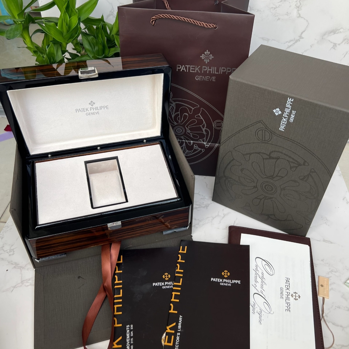百达家专柜原装盒手表礼品盒