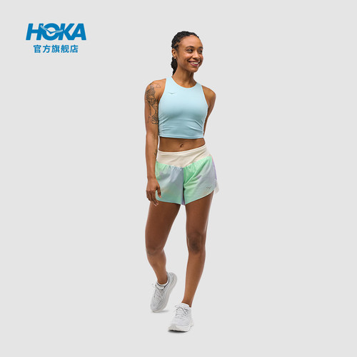 HOKA4英寸跑步短裤透气