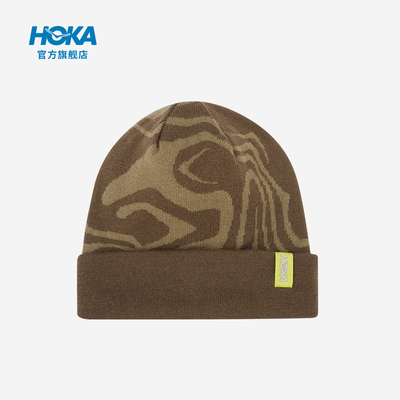 HOKA户外运动无檐帽保暖