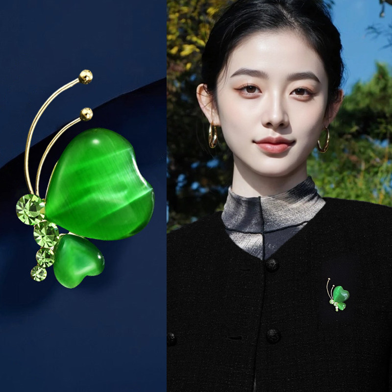 精致爱心蝴蝶胸针女款2025新款独特高级感别针小众设计感服装配饰,饰品/流行首饰/时尚饰品新,胸针,淘宝优惠券,粉丝福利购,淘宝优惠卷