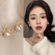 独特新款 简约法式 耳饰 耳环女轻奢高级小众圆脸耳钉时尚 气质珍珠款
