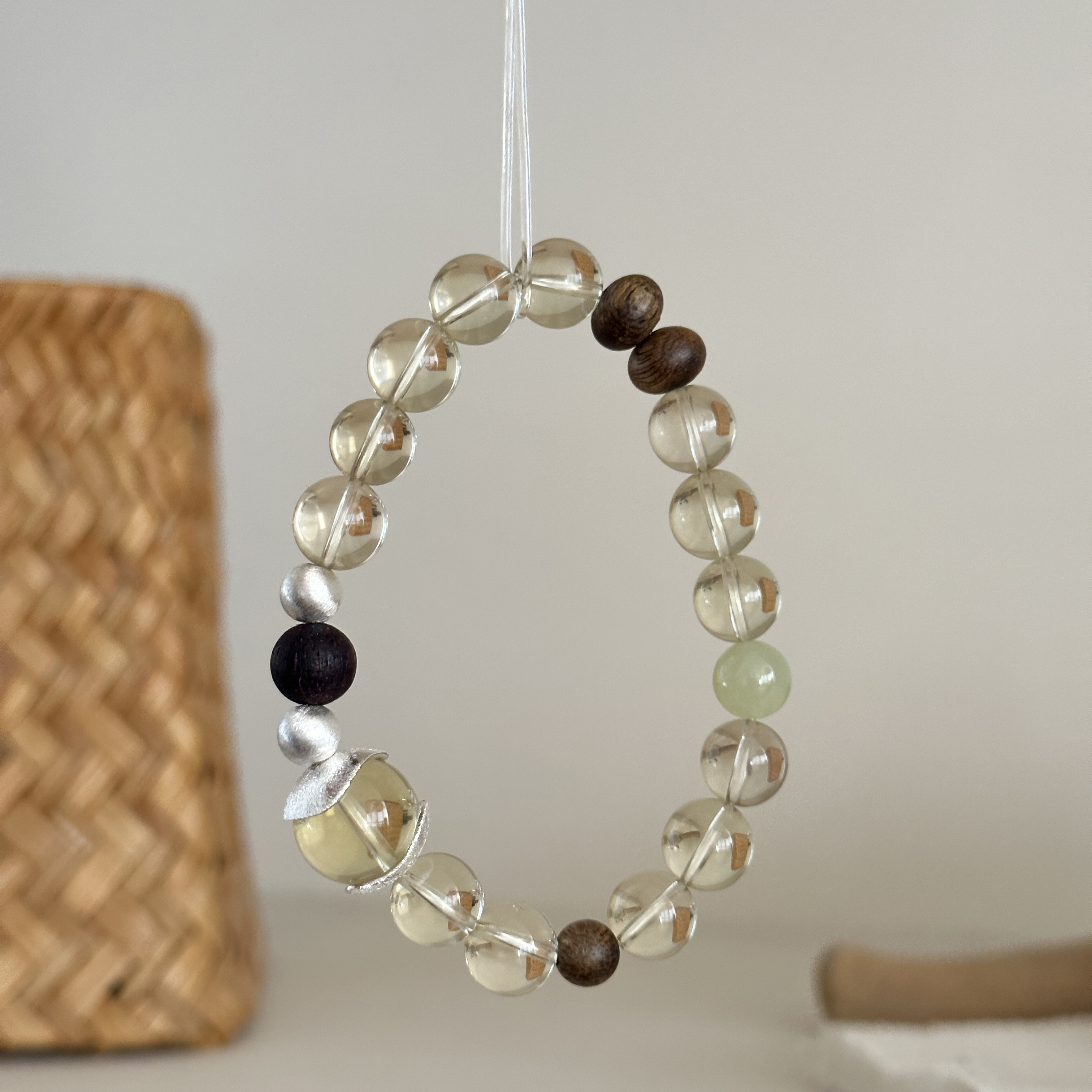 MISS JOJO原创设计时尚简约气质女小号黄水弹力绳银手链 3989,饰品/流行首饰/时尚饰品新,银饰手链,淘宝优惠券,粉丝福利购,淘宝优惠卷